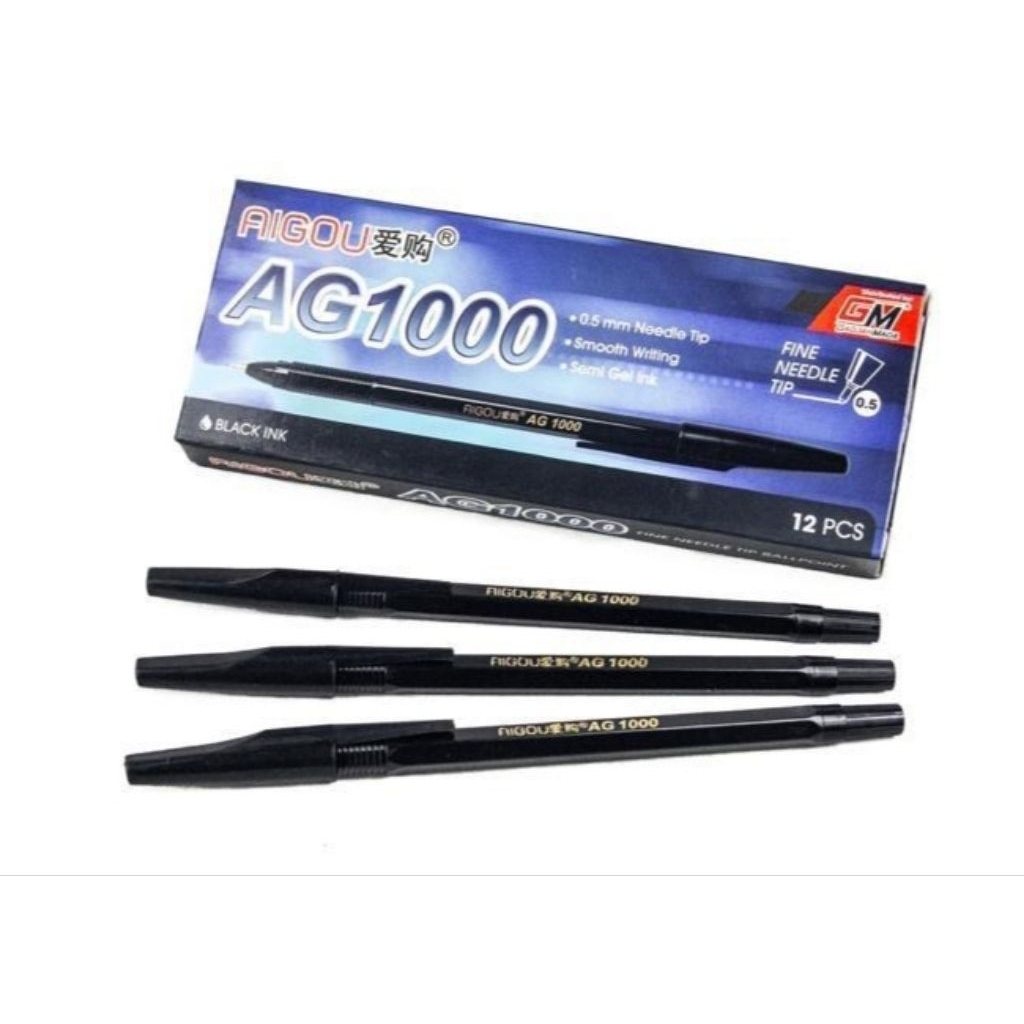 ปากกา Aigo AG 1000 0.5 บรรจุ 12 ชิ้น