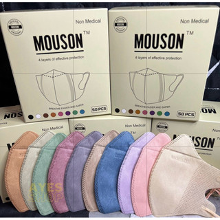 MASKER DUCKBILL MOUSON MIX WARNA 3D 4PLY 50PCS