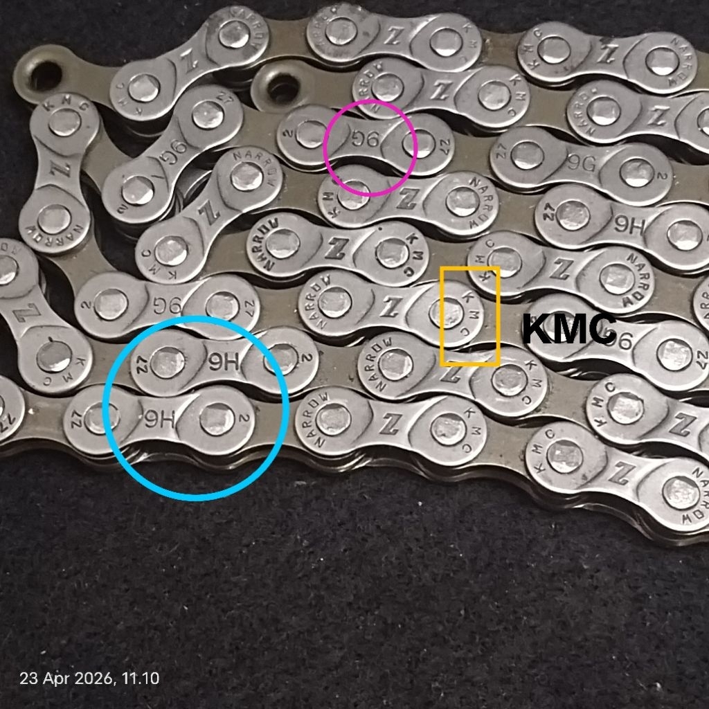 ORIGINAL KMC BICYCLE CHAIN 8 และ 9S พร้อมการเชื่อมต่อโซ่ KMC