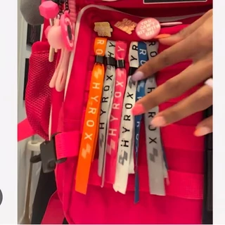 สายรัดข้อมือ Hyrox Race Athlete และ Spectator Unofficial กระเป๋า Charm ตกแต่งสายรัดข้อมือและการตกแต่งกระเป๋า