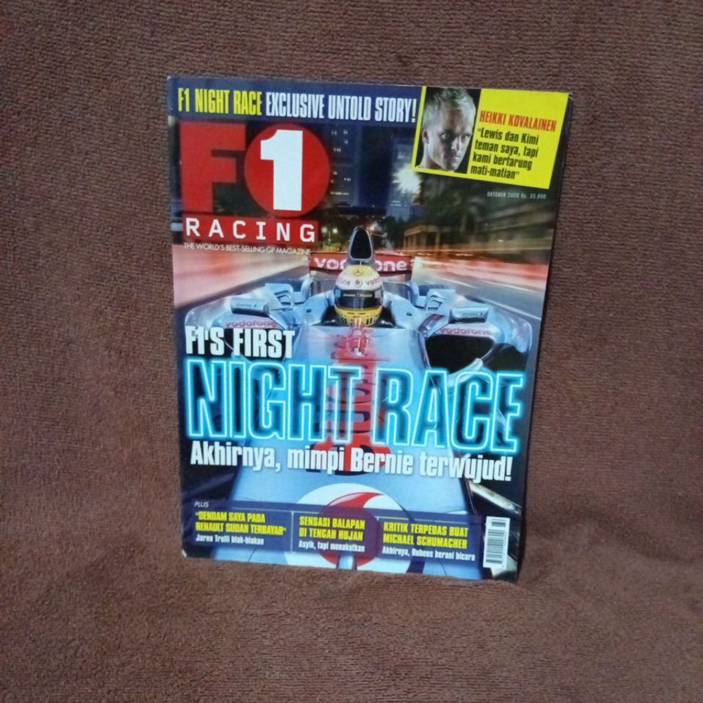 F1 RACING MAGAZINE INDONESIA OCTOBER 2008