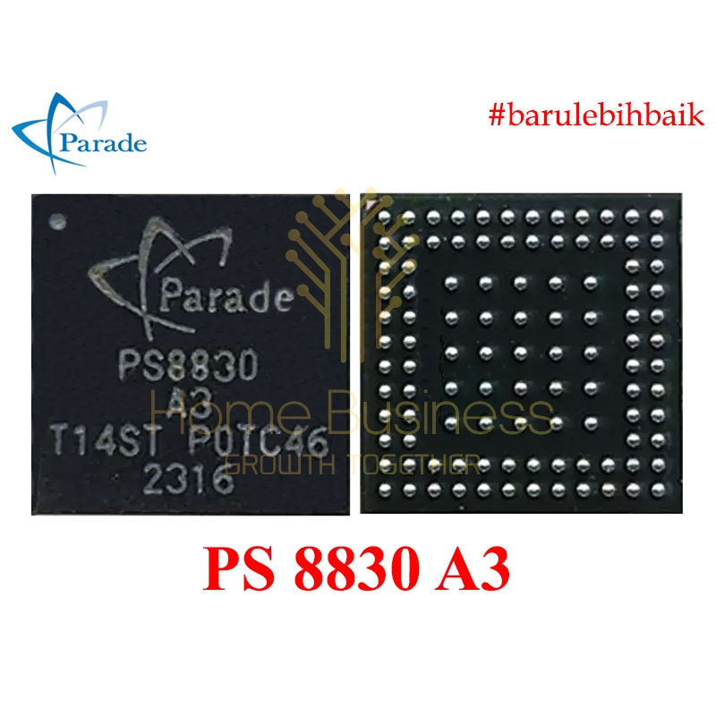 IC Parade Reamer PS8830BGA105GTR-A3 PS8830 PS8830A3 PS 8830A PS8830A BGA105 USB4 Thunderbolt 4 เดิม