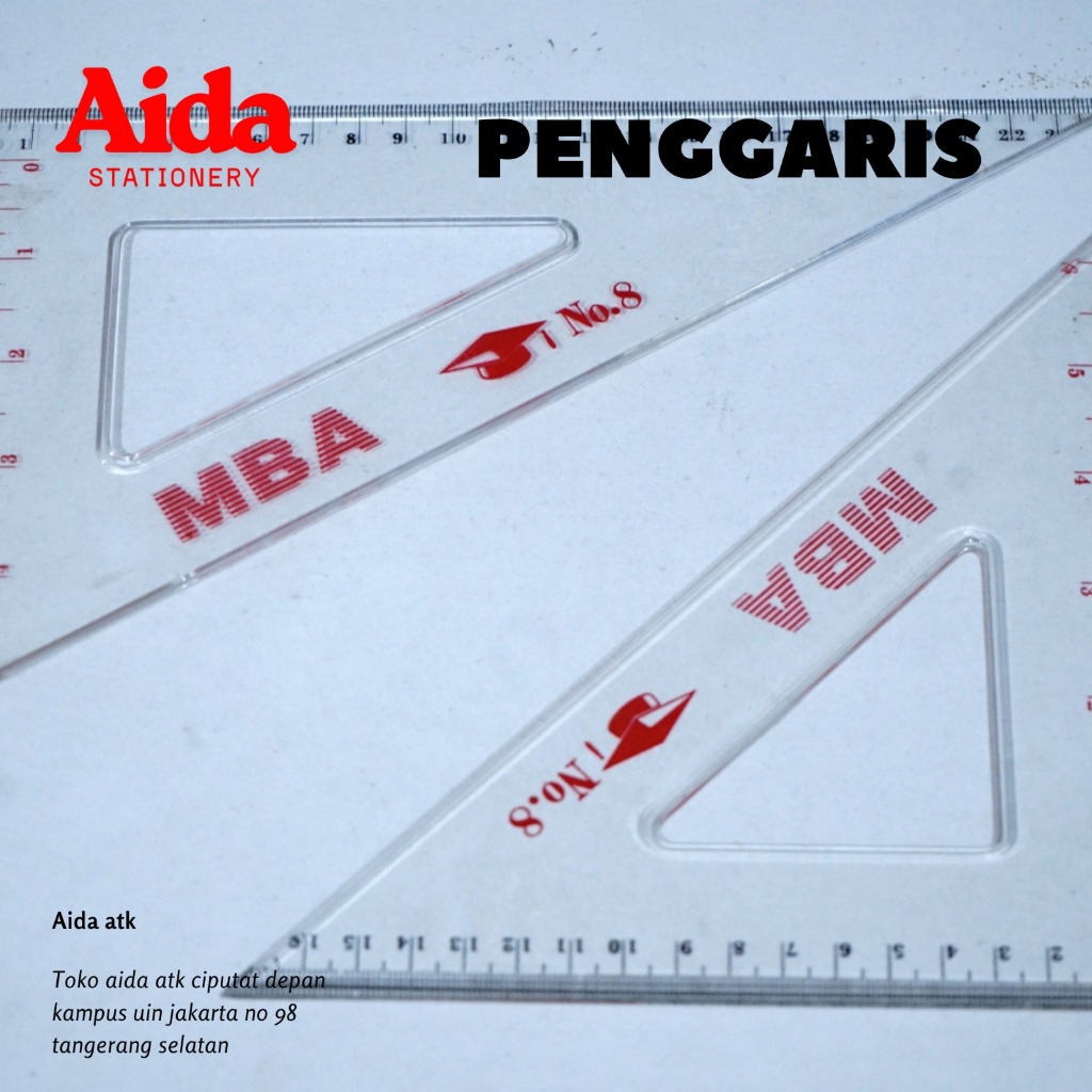 SIKU MBA TRIANGLE RULER SET