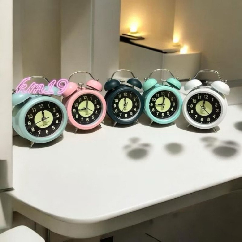 GLOW IN THE DARK ALERT CLOCK HARD RING ALERT LOUD SOUND 669