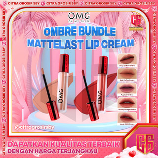 OMG Oh My Glam Paket Ombre Mattelast Lip Cream || OMG Ombre Lipcream || Cofee Series