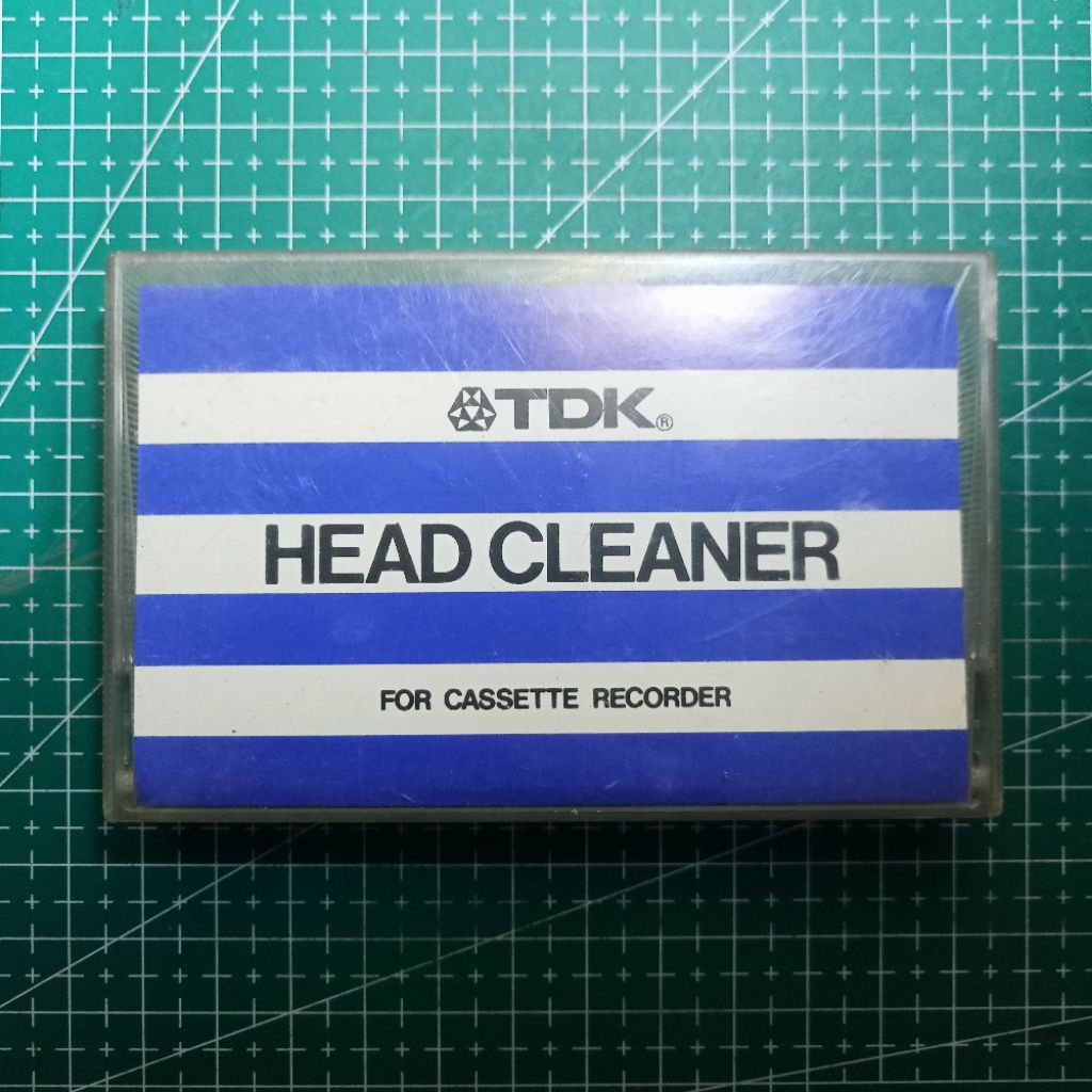 น้ํายาทําความสะอาดเทปคาสเซ็ต - TDK Head Cleaner สําหรับเครื่องบันทึกเทปคาสเซ็ต