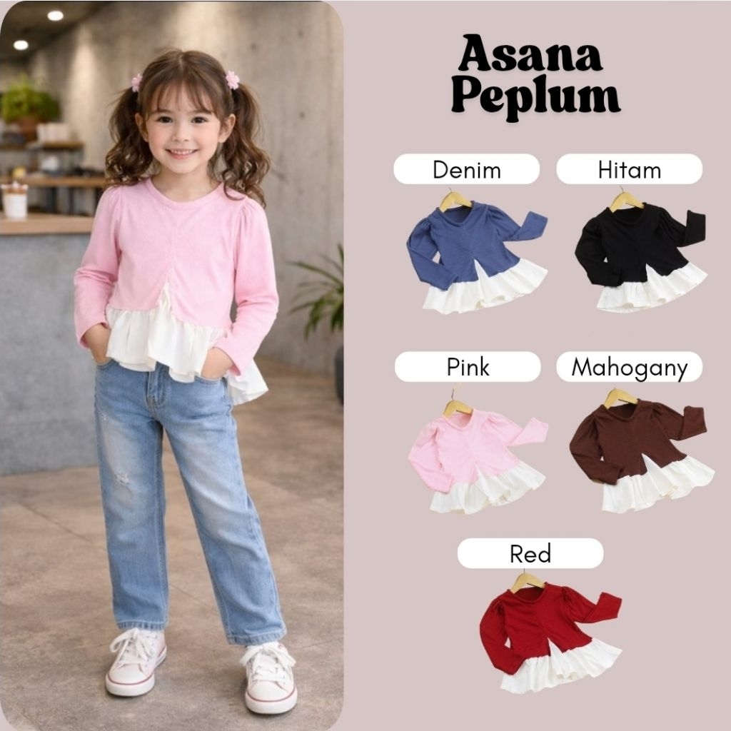 2-7 ปี ASANA TOP GIRLS TOP
