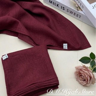 Hijab Segiempat Paris Jadul Ori Brand Varisha,,Bahan Katun Import