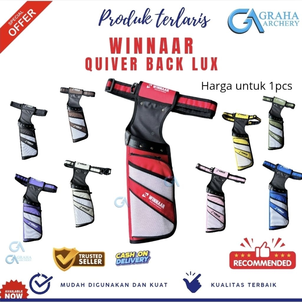 QUIVER BACK ARCHERY WINNAAR LUX | QUIVER ยิงธนู | กระเป๋าลูกศรพรีเมี่ยม | QUIVER FIELD