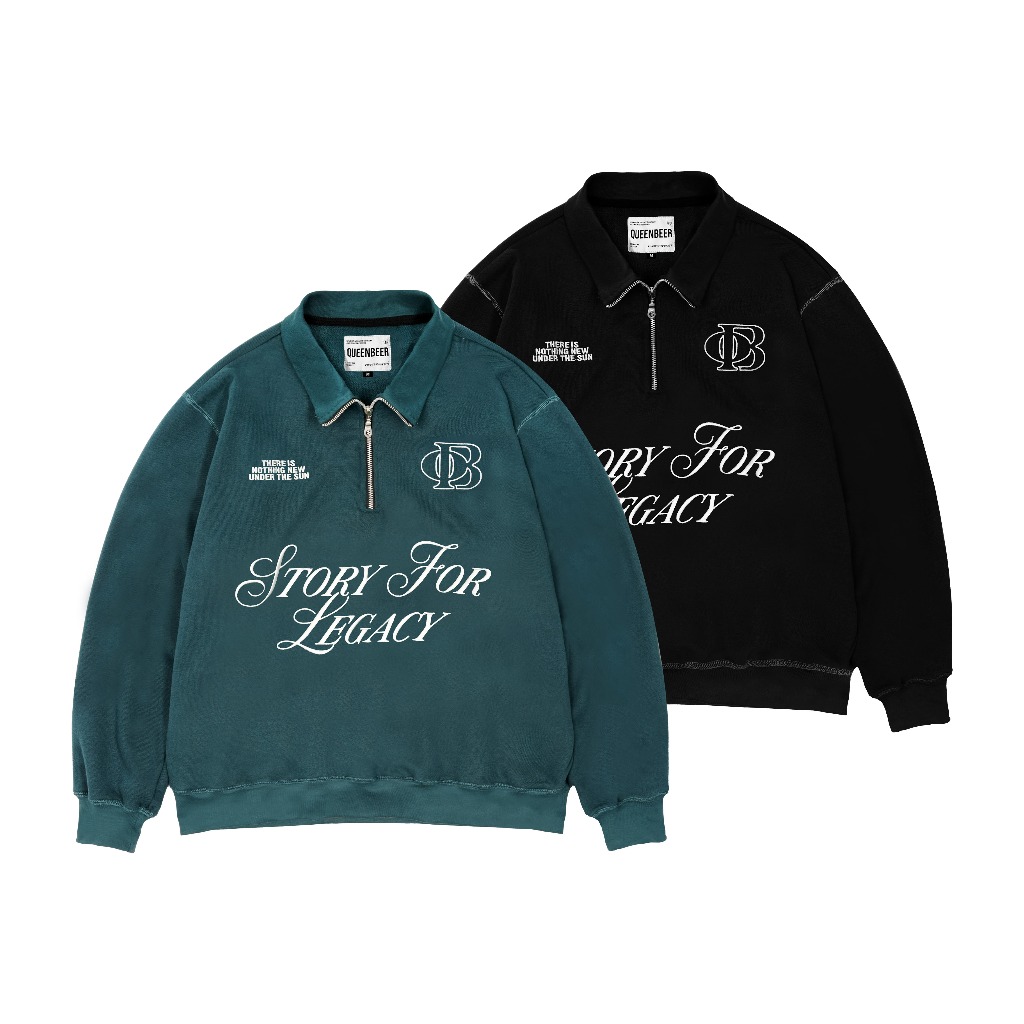 Queenbeer - เสื้อแจ็คเก็ต Halfzip Cedric