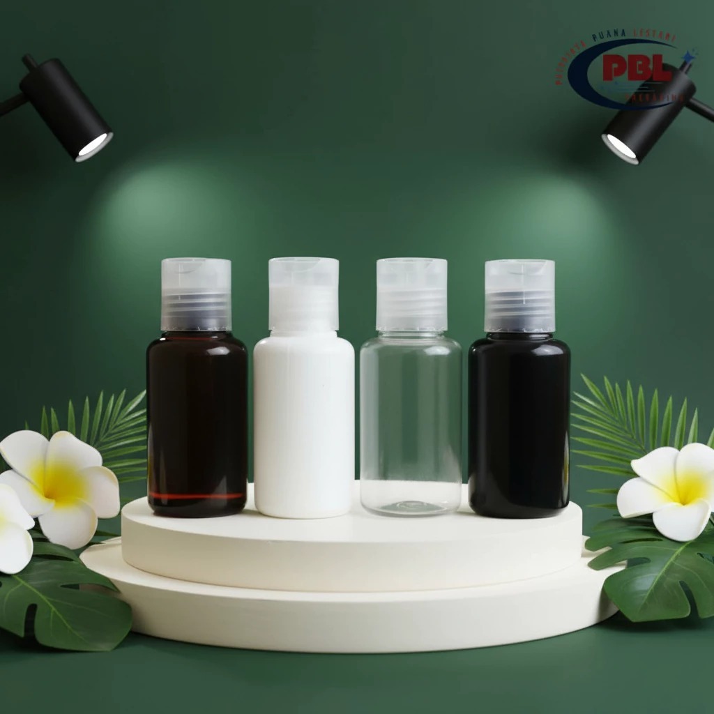 60ml Tubular Presstop Bottle / 60ml Toner Bottle / 60ml Tubular Neck PET Bottle 24 Cap Presstop N 24