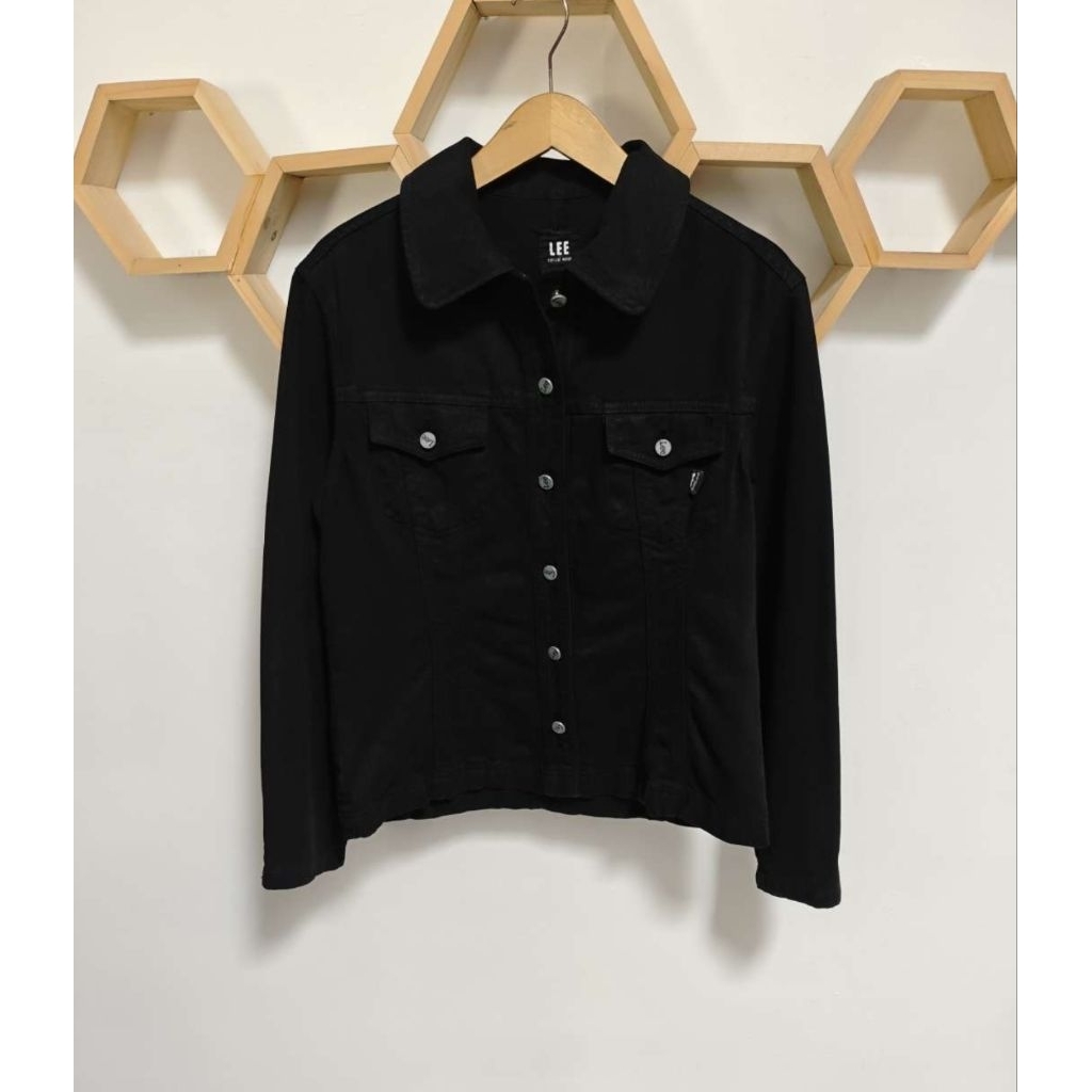 เสื้อแจ็คเก็ตยีนส์ LEE สีดํา (ผู้หญิง)
