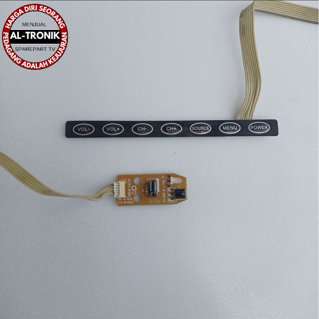 TOMBOL AKARI 20 นิ้ว LED TV SENSOR และปุ่มรุ่น LE-20K88 IR โมดูล MANUAL RECEIVER LE20K88 LE 20K88