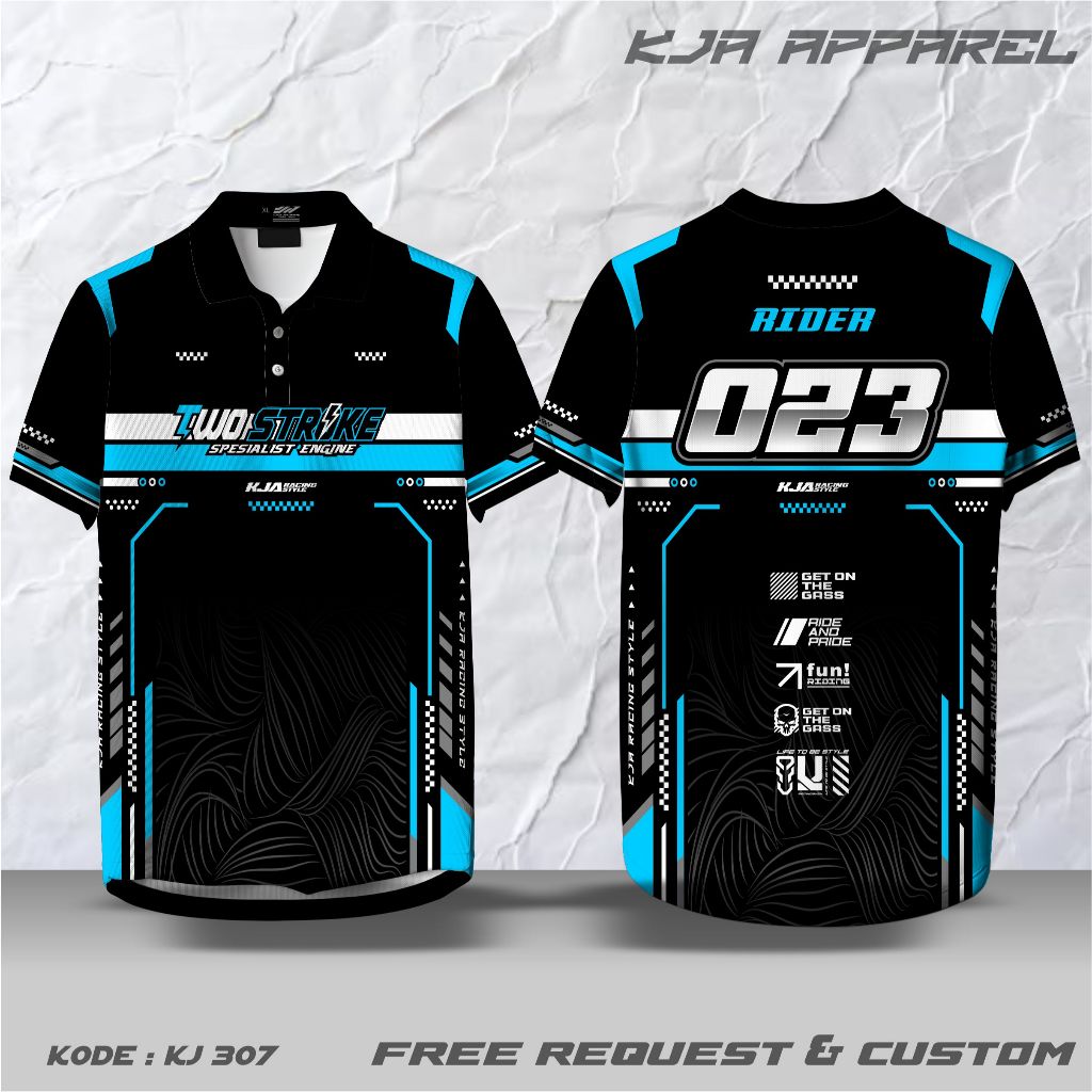 CUSTOM RACING JERSEY, REQUEST POLO COLLAR BUTTON V-NECK COLLAR O-NECK COLLAR, UNIT เสื้อยืด, FULLPRI