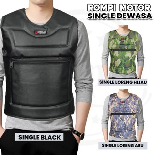 Rompi Motor Anti Angin Anti Air Pelindung Dada Riding Touring Bikers Premium Bozman