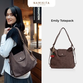 (Namikita) Emily Totepack - Free Goodiebag | 2in1 Bag Tote Bag & Backpack Wanita