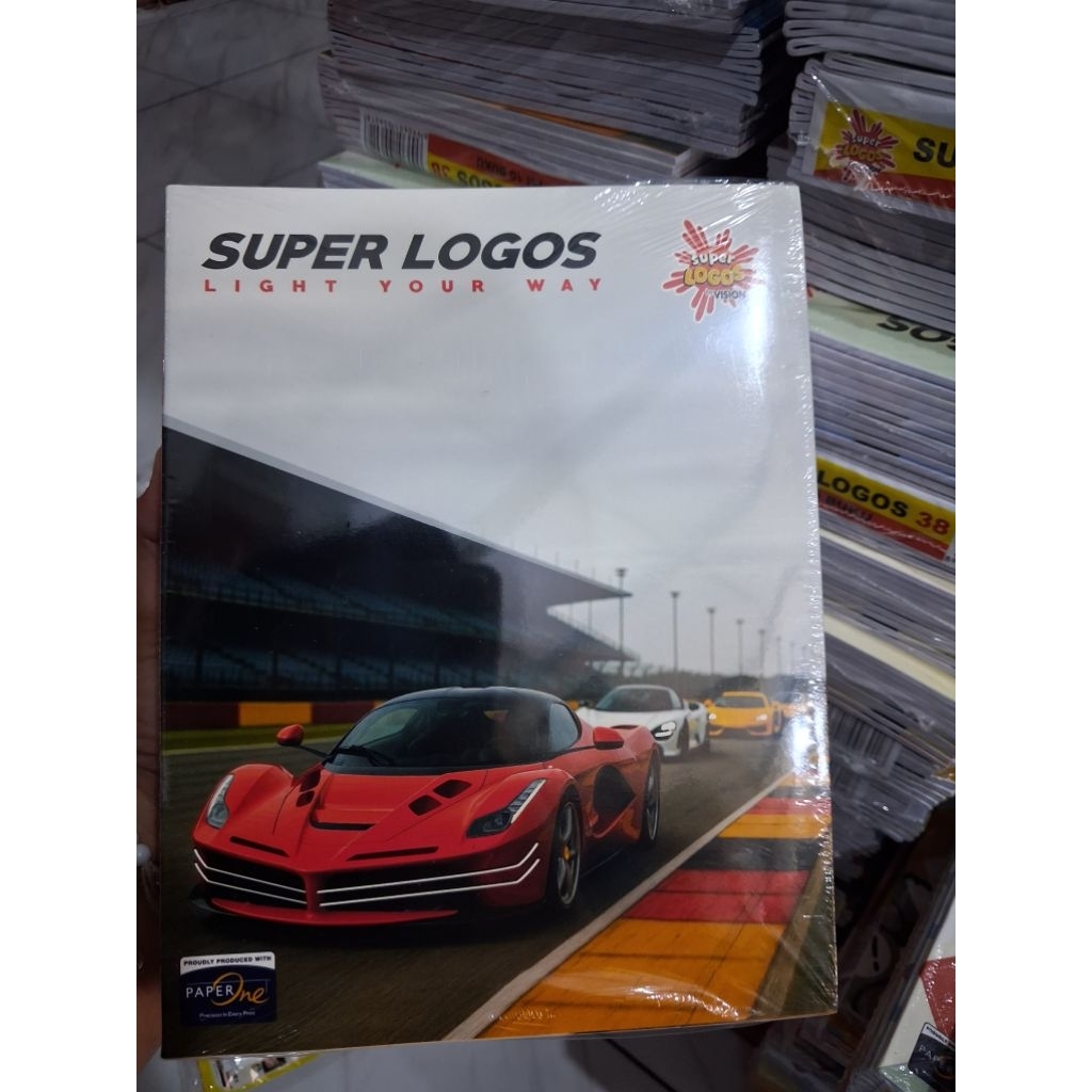 SUPER LOGOS 38 เคาน์เตอร์โน้ตบุ๊ก 10 ชิ้น
