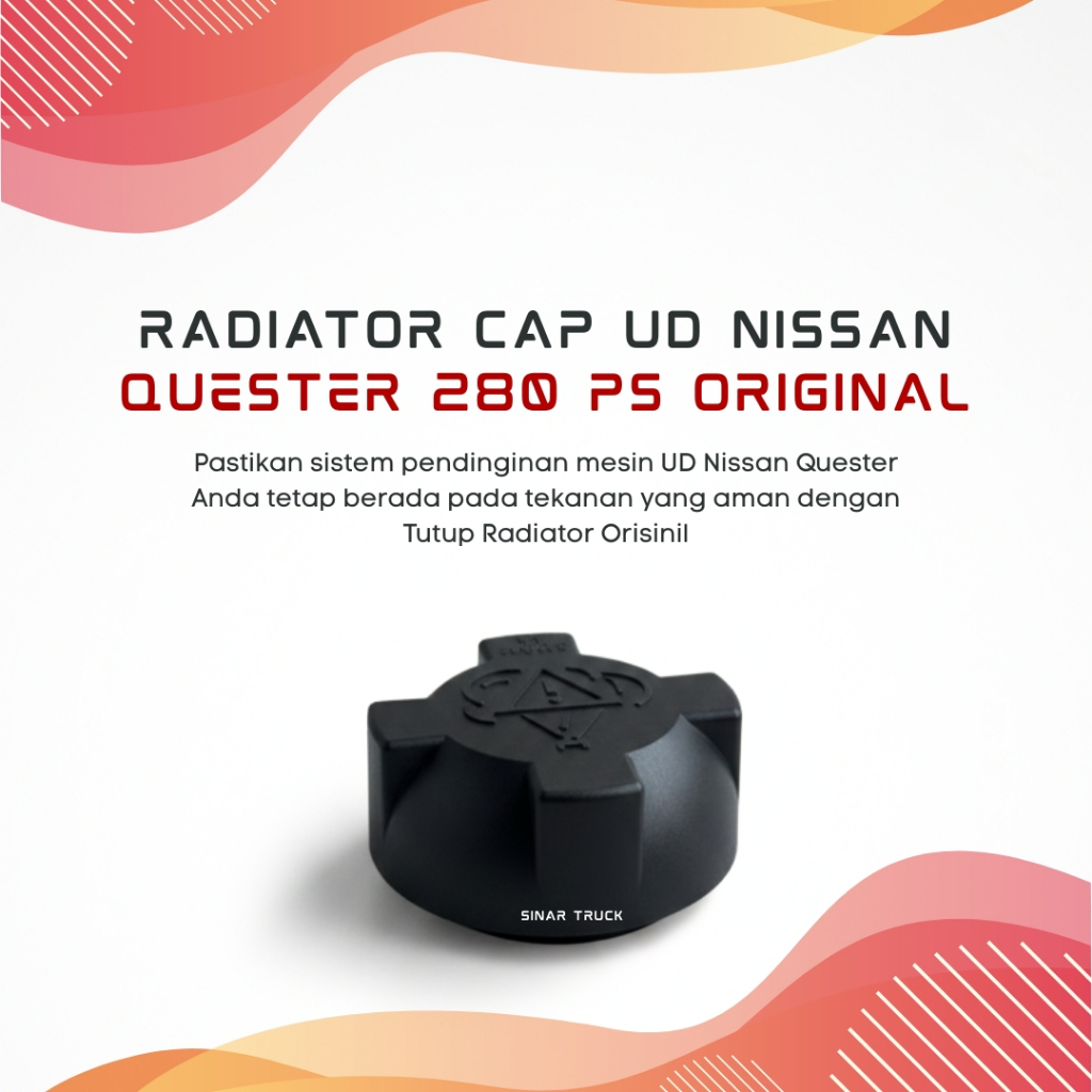 ฝาหม้อน้ํา ฝาหม้อน้ํา UD Nissan Quester 280 PS ของแท้ GWE 280 UD รถบรรทุกแรงดันสูงหม้อน้ําฝาครอบน้ํา
