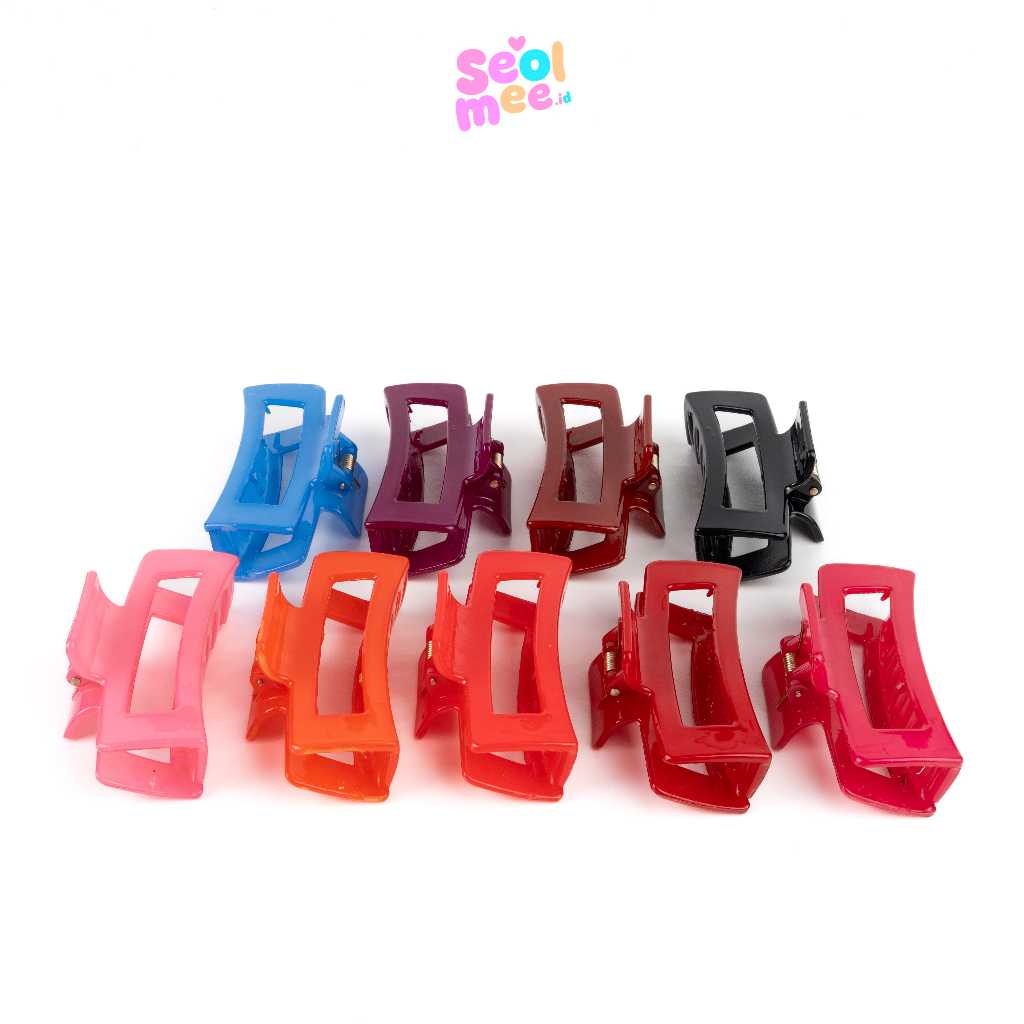 คลิปซาลอนสี่เหลี่ยม (Unbreakable) KJ5-R284 | โซลมี | ไม้แขวนพลาสติก 7.8 ซม