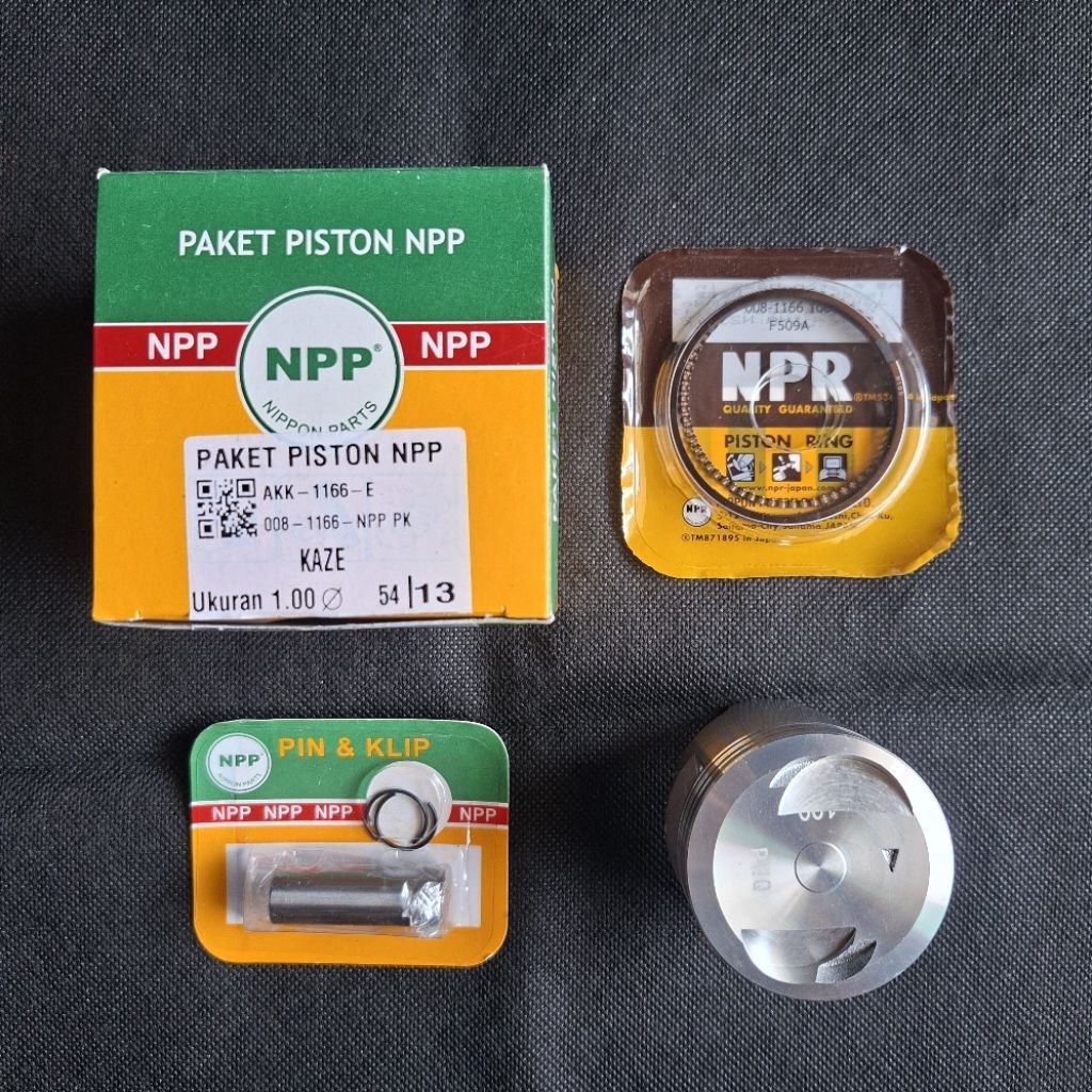 ชุดลูกสูบ แหวน Sether KAZE NPP Custom.PNP Supra 125 Helm In FI Blade 125 FI KYZ
