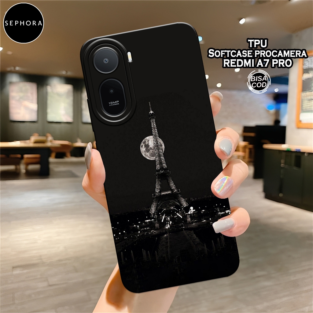 เคส HP ล่าสุด Redmi A7 Pro 2026 - เคสแฟชั่น Aesthetic - Softcase Redmi A7 Pro 2026 - เคสกล้อง Pro - 