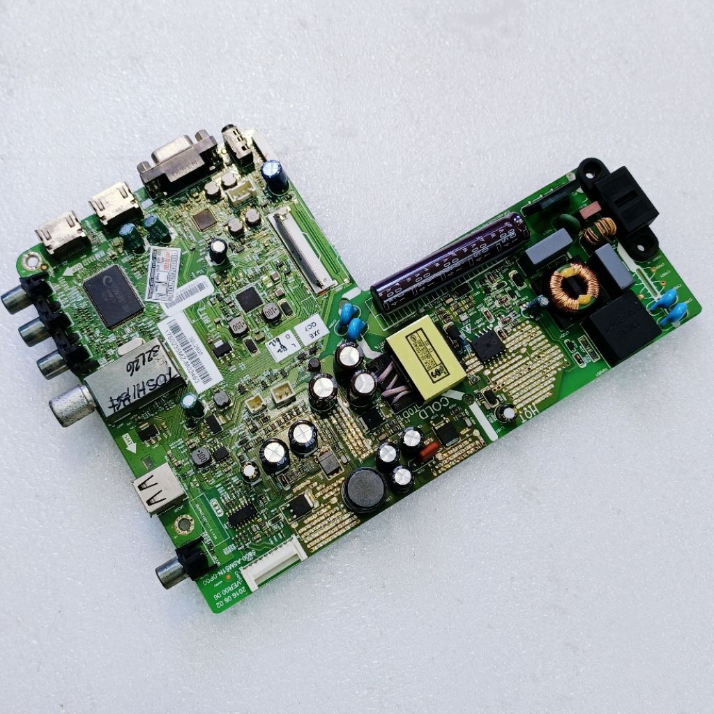 MB TOSHIBA 32L2605 SOCKET LVDS 60PIN - MAINBOARD TV TOSHIBA 32L2605 - MOBO TV TOSHIBA 32L2605 - MOTH