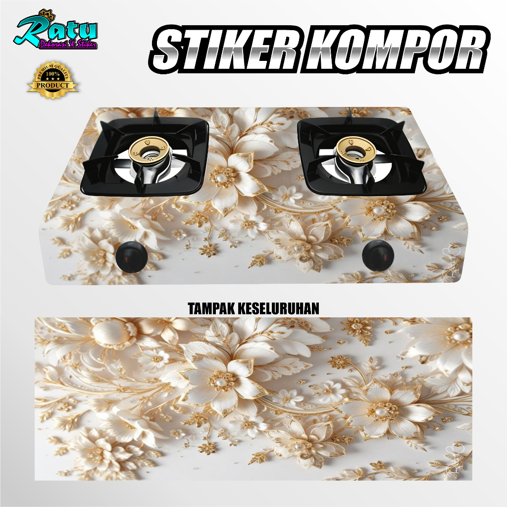 K80-MODERN ART GAS STOVE สติ๊กเกอร์ / 50 สติ๊กเกอร์ MOTIF สําหรับ 1 BURNER และ 2 BURNER GAS STOVES