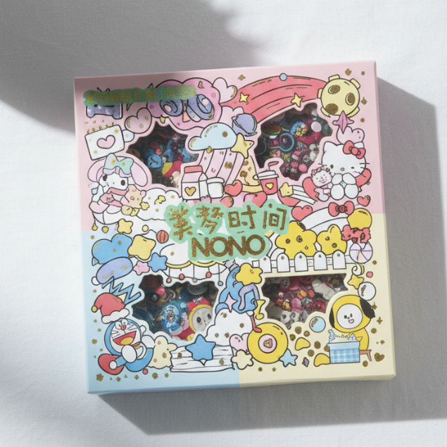 สติกเกอร์สัตว์เลี้ยง 100 ชิ้นพร้อมโปสเตอร์จีนสําหรับ SCRAPBOOK DIY JOURNALLING DBEST