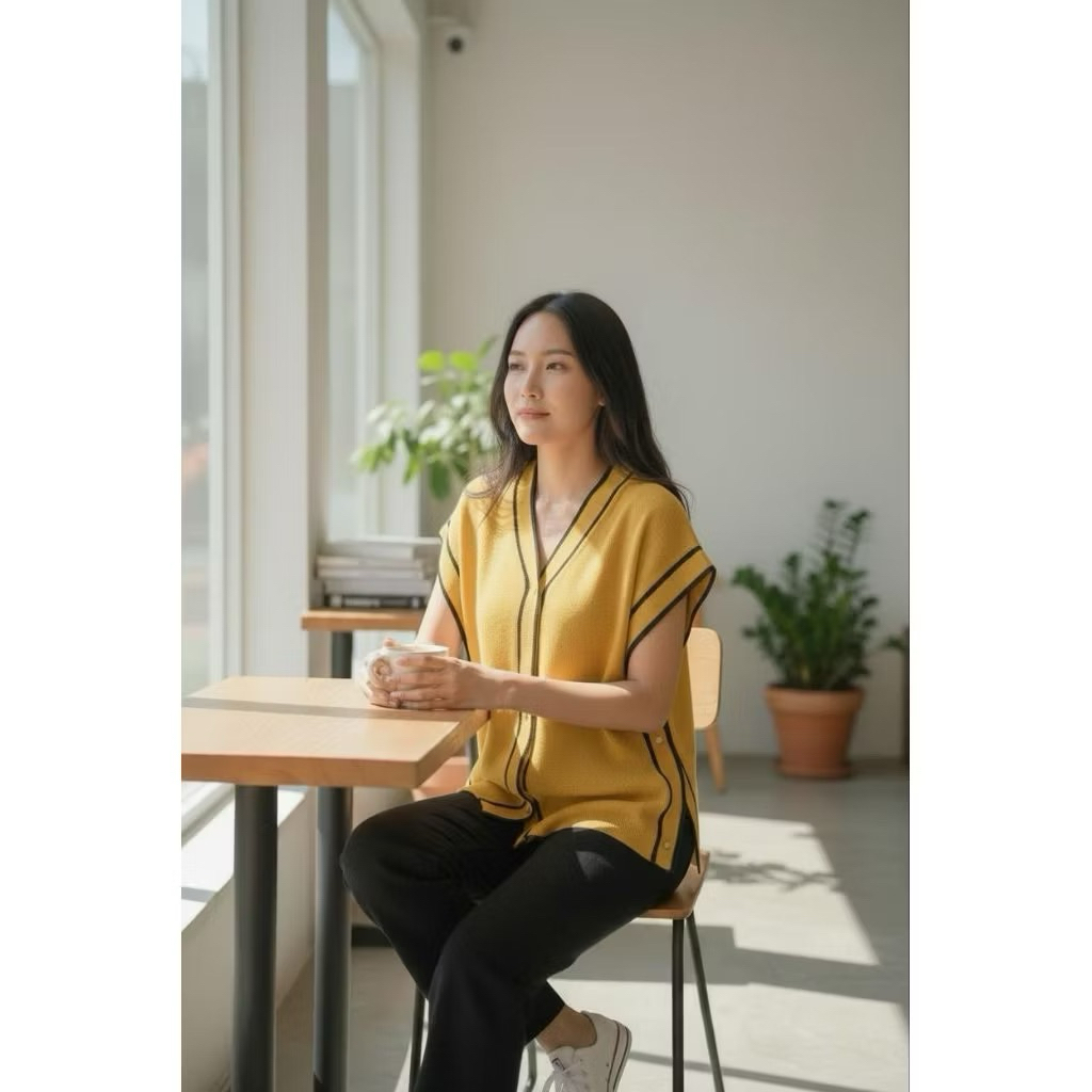 BANGKOK KNIT TOP VEST, THE LATEST OVERSIZED KNIT VEST