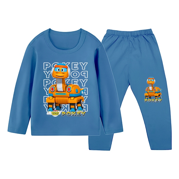 Gogo Dino Pokey Kids Pyjamas Set สบายทนทาน 1-10 ปี 2394