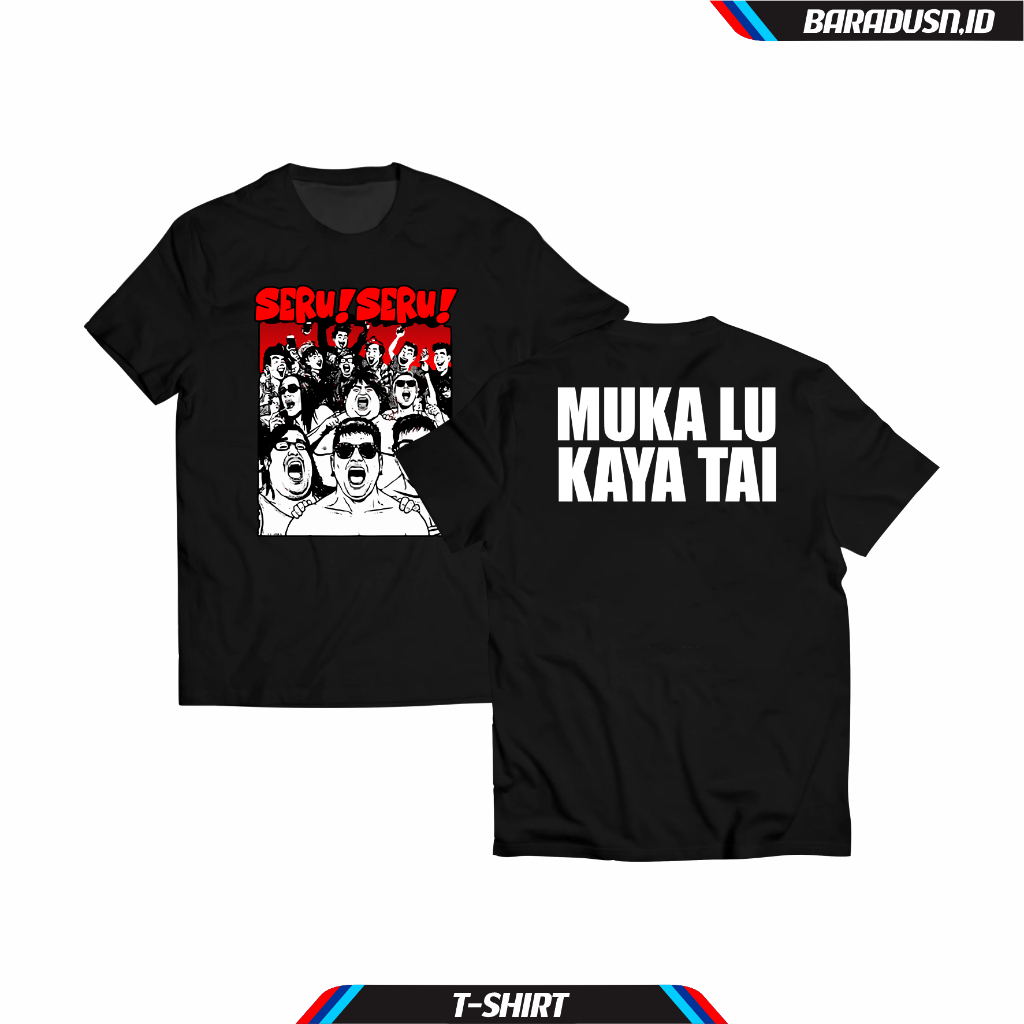 KATUN Fun เสื้อยืด Rich Face T4i Distro สําหรับผู้ชายและผู้หญิง | ผ้าฝ้ายรวม 24s | ไม่จํากัดเพศ ~ฟรี