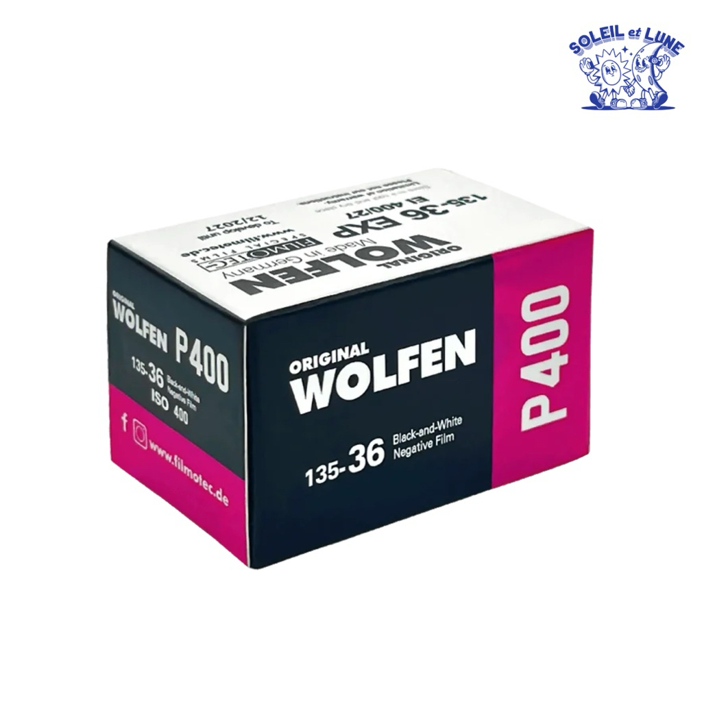 Orwo Wolfen P400 - ฟิล์มม้วน 35mm, B&W, ISO 400, 36exp