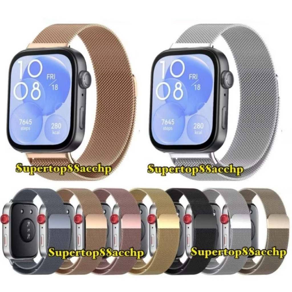 Huawei Watch Fit 3/Huawei Watch Fit 4/Fit 4 Pro/Fit 5/Fit 5 Pro สายนาฬิกาเหล็ก