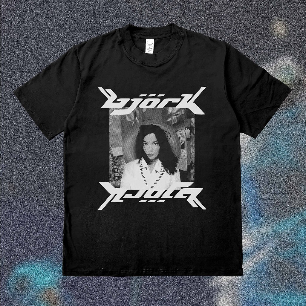 Bjork Heavyweight 16s - เสื้อยืดวงอัลบั้ม Bjork Post heavy Cotton Combed Bootleg
