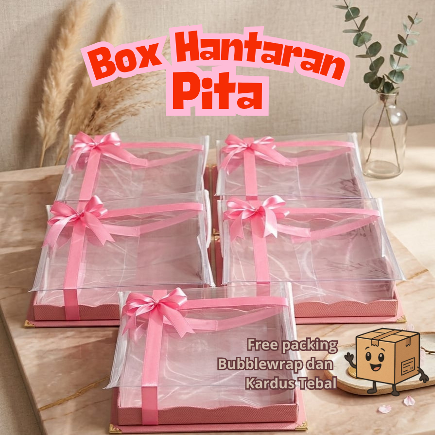 RIBBON DELIVERY BOX // HARDBOX // CAKE BOX // MICA CAKE BOX // BKPT 01