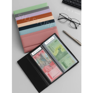 SHJ STORE 04 DOMPET DISIPLIN KEUANGAN POLOS MINI / DOMPET WALLET 32 SLOT UANG / DOMPET KE UANGAN