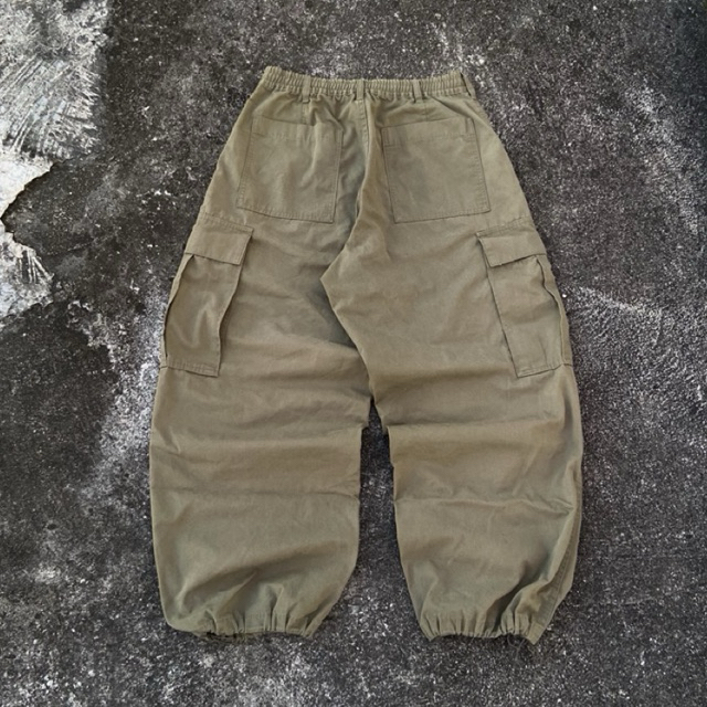 GU CARGO BALLON PANT OLIVE