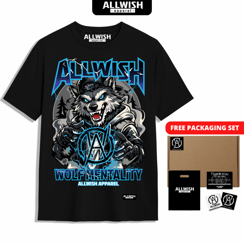 KATUN Original Distro เสื้อยืดผู้ชาย 24s Cotton Street Wear Premium Allwish เครื่องแต่งกาย - The Wol