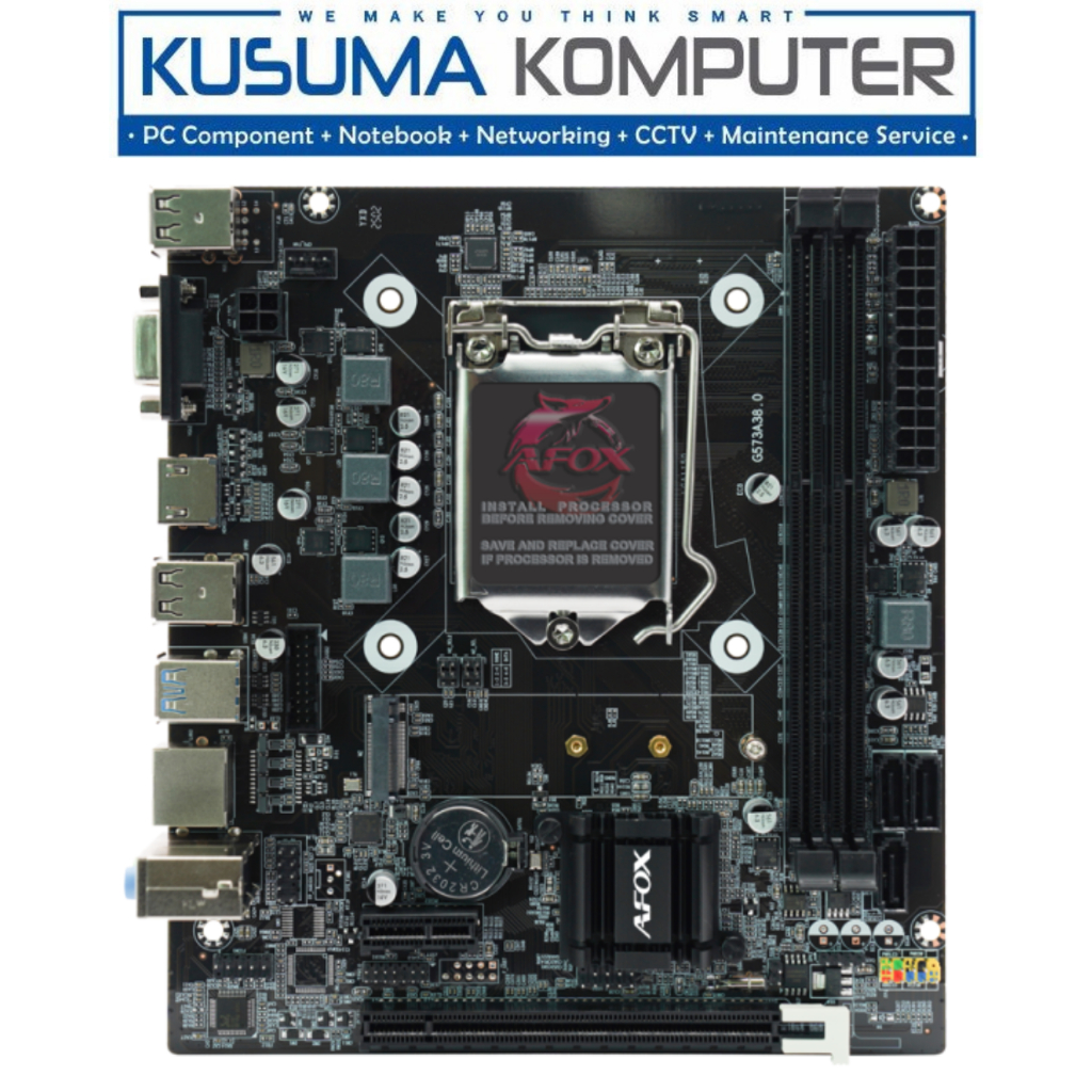 AFOX H81 MOTHERBOARD IH81D3-MA2-V2 DDR3 NVMe Intel LGA 1150