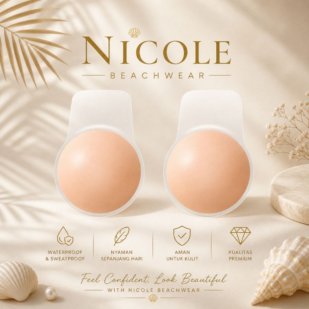 Bra Silicon Invisible Strapless Bra Push Up Bra Pads Cup