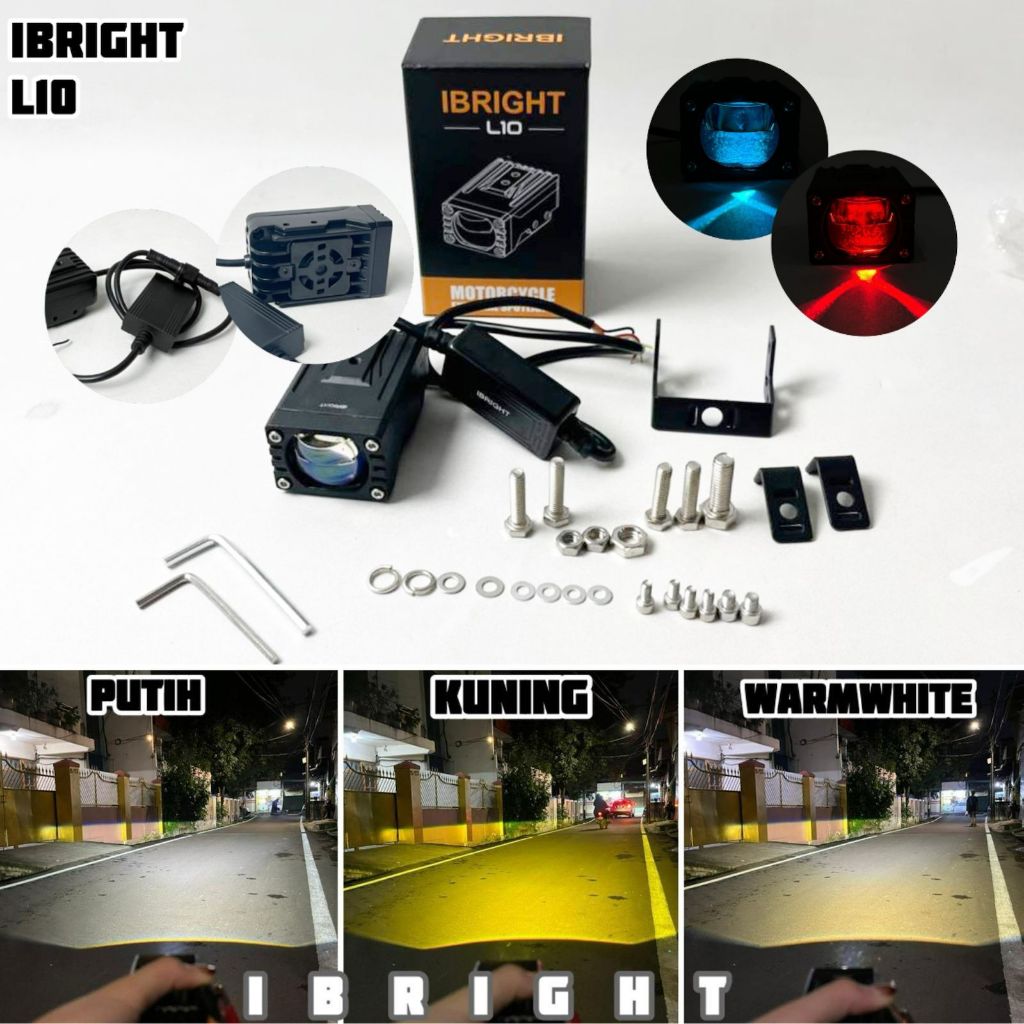 IBRIGHT L10 - Biled Blue LENSHOOTER LAMP