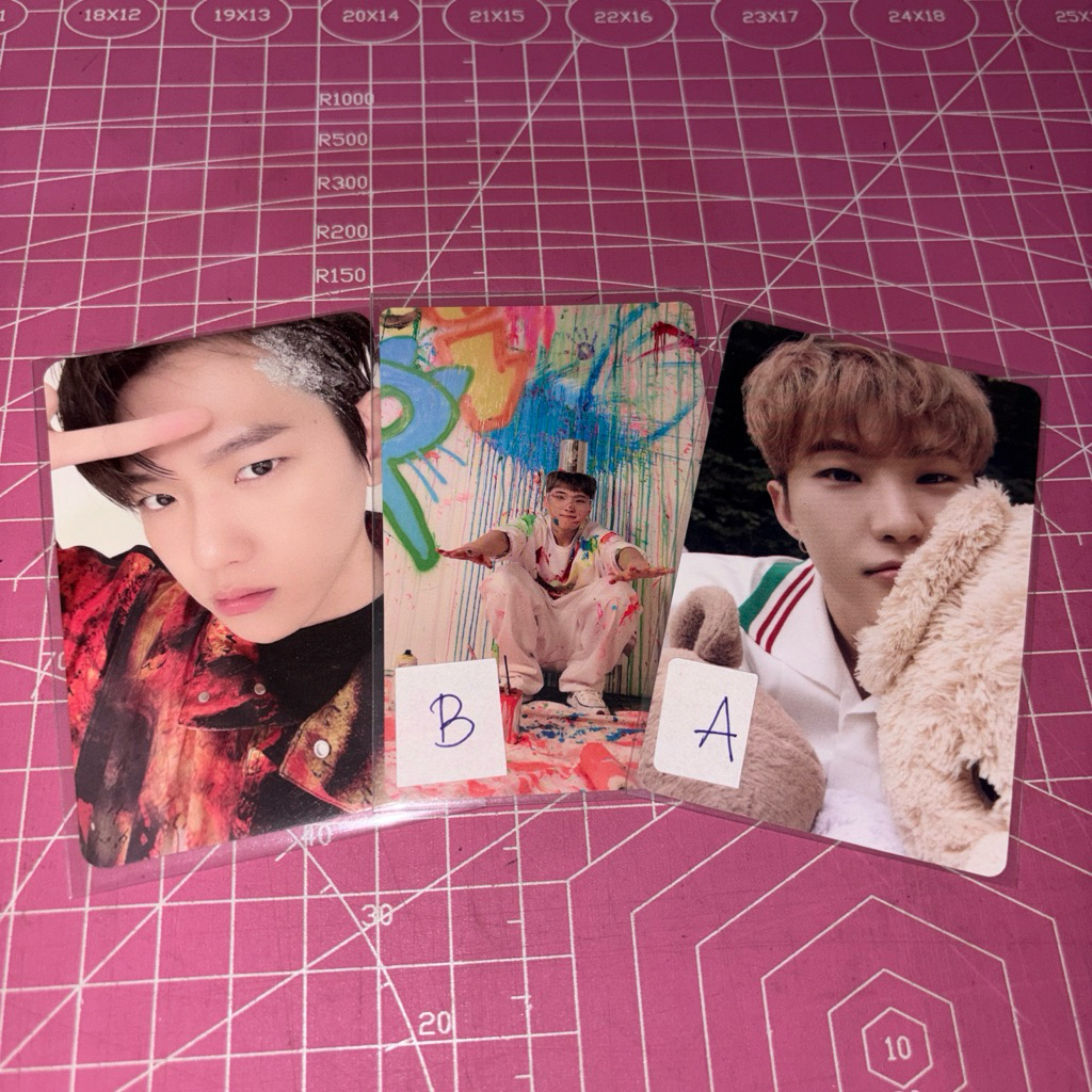 Photocard baekhyun exo - hoshi seventeen
