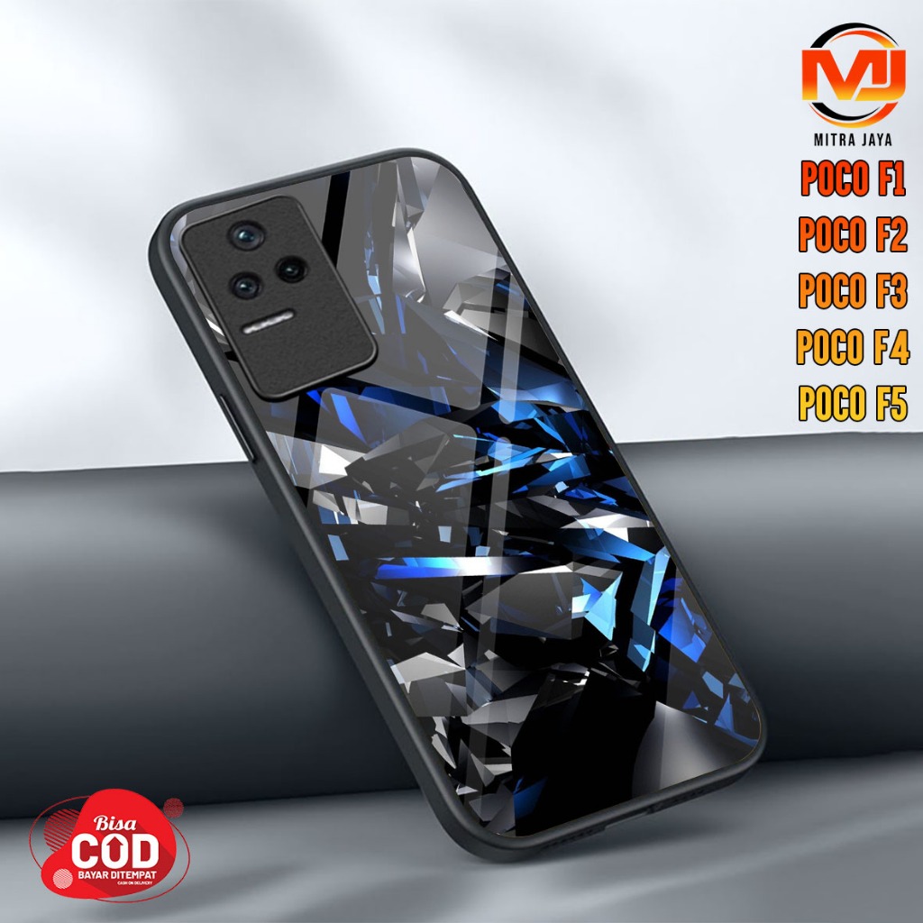 ล่าสุด POCO F1 / F2 Pro / F3 / F4 / F5 / F6 / F7 Case - แฟชั่นบทคัดย่อ Case Hp Case Softcase Hardcas