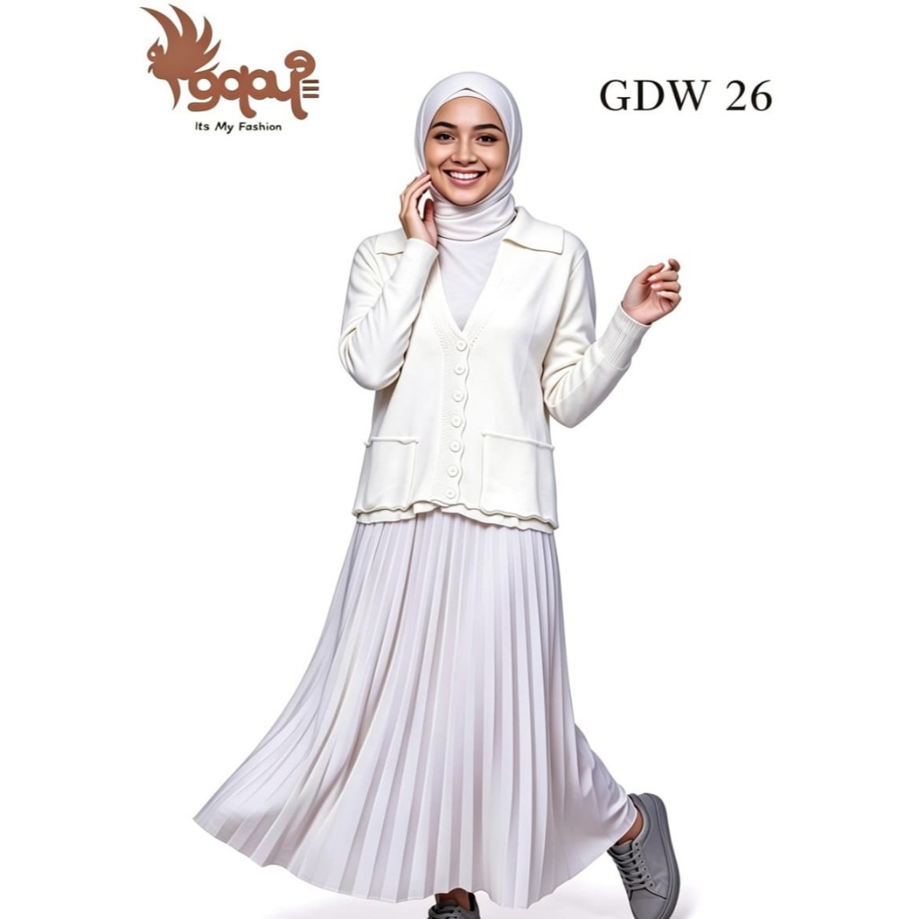 GDW 26 Galule Store คาร์ดิแกนถักคอมพิวเตอร์
