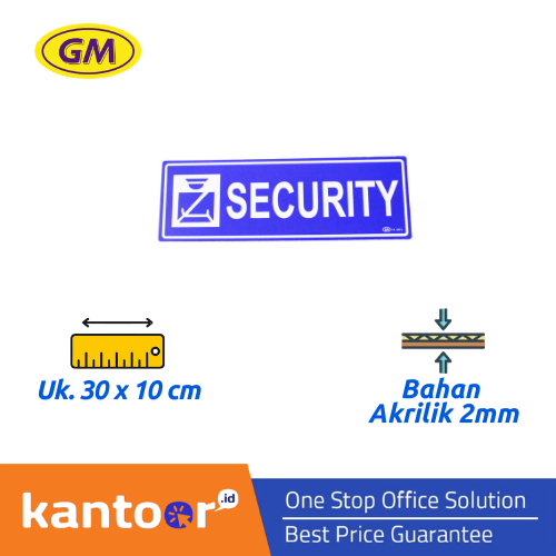 GM LABEL SECURITY LB-426C (30 X 10CM) ขนาดใหญ่