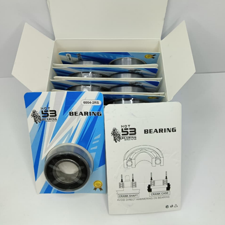 BEARING HOT 53 6004 2RS BEARING LAHER 6004 2-RS HOT53 // CONTENTTS 10 ชิ้น