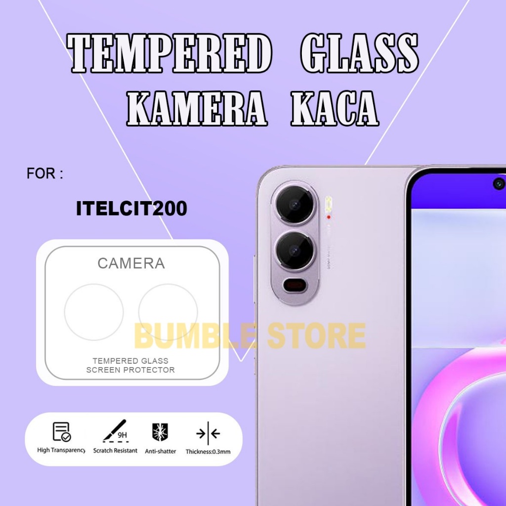 กล้องกันรอย Itel A200 Itel Power 80 Itel City 200 City 100 กล้องกระจกนิรภัย / ตัวป้องกันกล้อง กระจกก