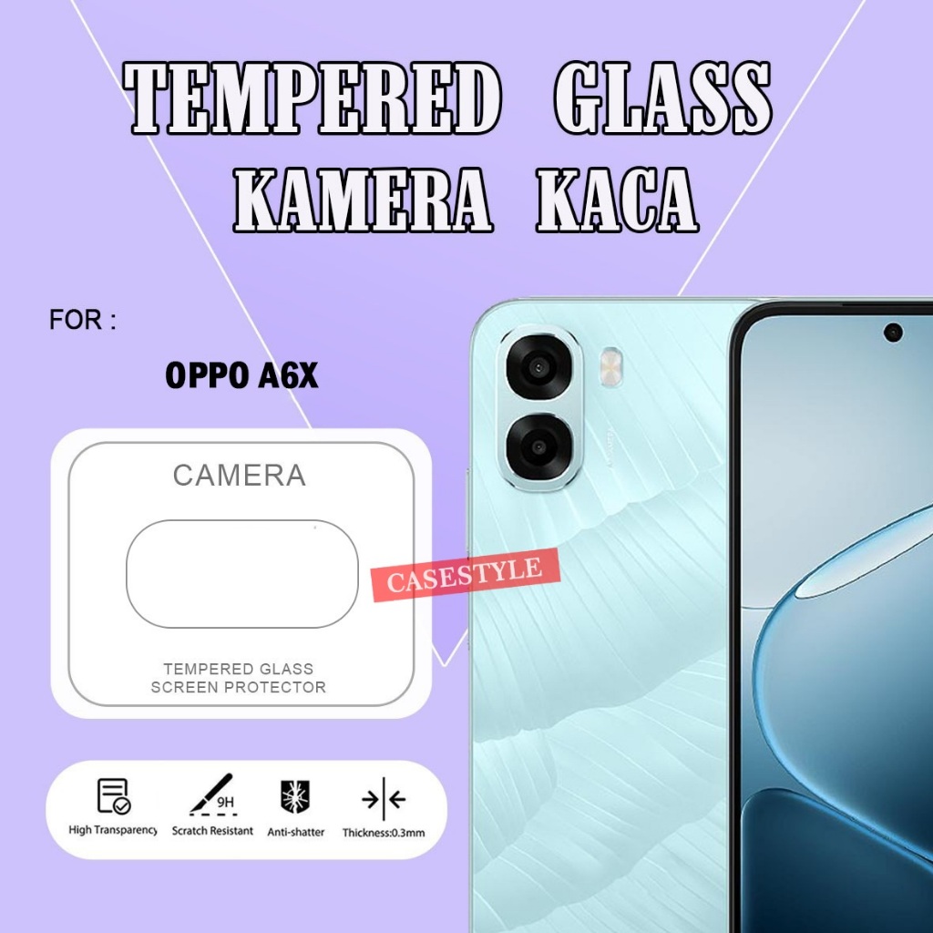 กล้องกันรอยขีดข่วน Oppo A6 4G Oppo A6S Oppo A6T Pro Oppo A6X Oppo A6T Oppo A6 Pro กระจกกันรอยกล้อง /