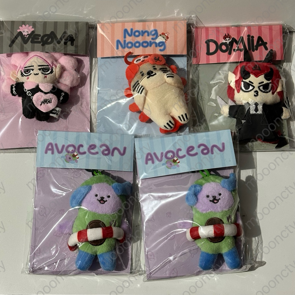 GMMTV TINY DOLL KEYCHAIN NEONA NONGNOONG DOMA AVOCEAN