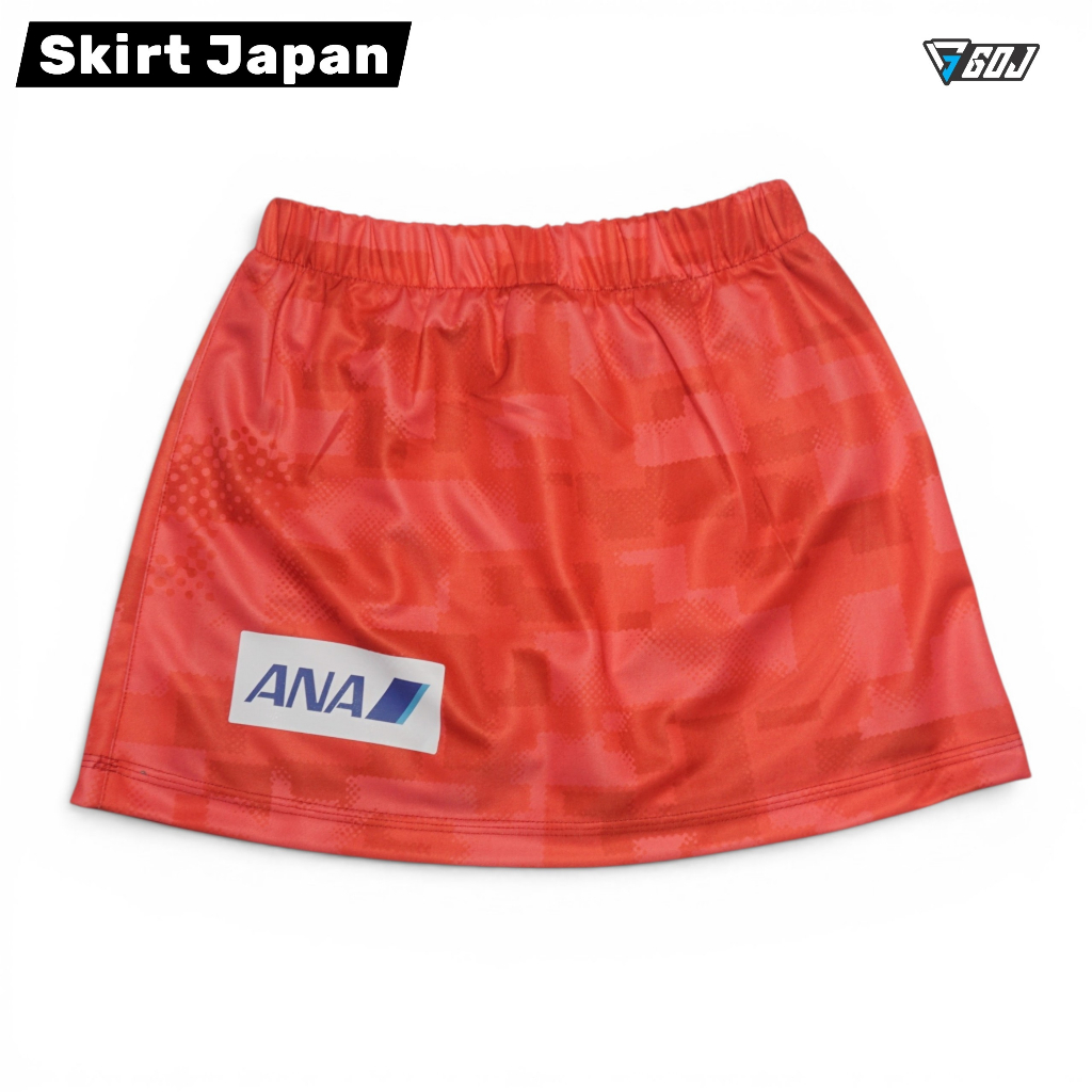 กระโปรงกีฬาแบดมินตัน Padel รุ่นคู่พร้อมกางเกงทีมญี่ปุ่น